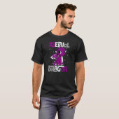 T-shirt Asexuel Dragon mignonne Girly Pride Drapeau Couleu (Devant entier)
