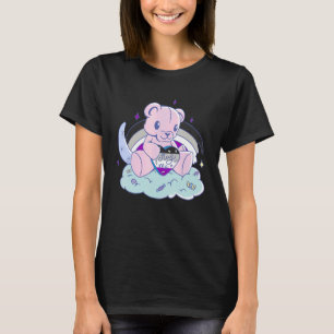 T-shirt Asexuel Me serrer mignonne Ours Nuages Candy Drape