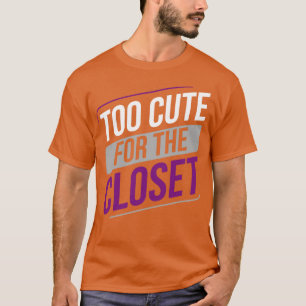 T-shirt Asexuel Trop mignon Pour Le Closet Ace Asexuality 