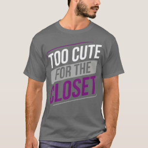 T-shirt Asexuel Trop mignon Pour Le Closet Ace Asexuality 