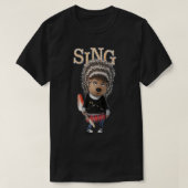 T-shirt Ash from SING movie Classic (Design devant)