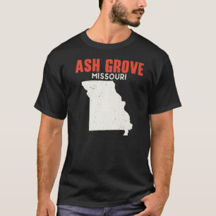 T-shirt Ash Grove Missouri USA State America Travel Missou