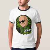 T-shirt Ash Nom DePlume Ringer (Devant)
