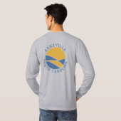 T-shirt Asheville Caroline du Nord Manches longues (Dos entier)