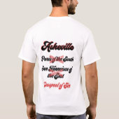 T-shirt Asheville - Cesspool of Sin (Dos)