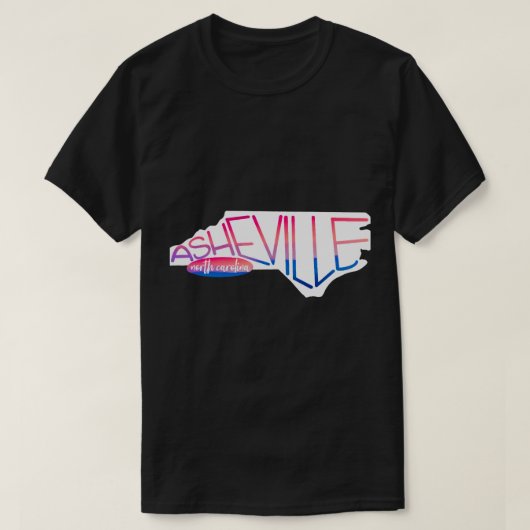T-shirt Asheville, NC (Design devant)