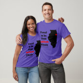 T-shirt Ashkum Illinois Pride Design (Unisexe)