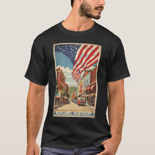 T-shirt Ashland Kentucky Usa Vintage voyage Tourisme