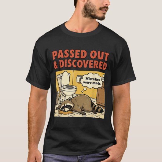 T-shirt Ashland Liquor Bandit Raccoon Funny  (Devant)