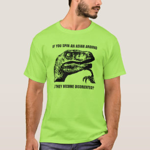 T-shirt Asiatique de Philosoraptor