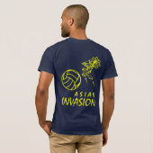 T-shirt asiatique d'invasion (Dos entier)