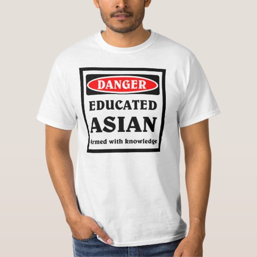 T-shirt Asiatique instruit (Devant)