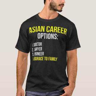 T-shirt Asiatique Options de carrière Étudiant Funny Tiger