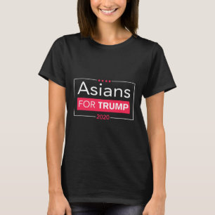 T-shirt Asiatiques Pour Trump Républicains Américains Patr