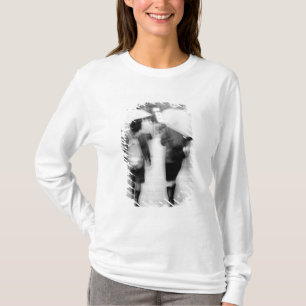 T-shirt Asie, Japon, Tokyo. Jeunes femmes et parapluies.