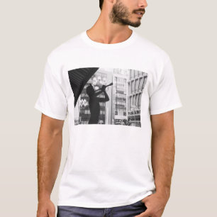 T-shirt Asie, Japon, Tokyo. Statue de musique, Shibuyaku