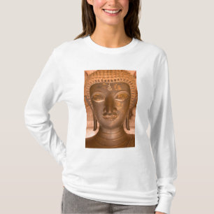 T-shirt Asie, Laos, Vientiane, Sculpture en bronze au Wat