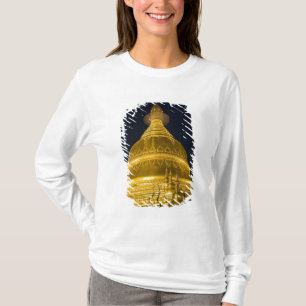 T-shirt Asie, Mayanmar, Yangon, temple bouddhiste à
