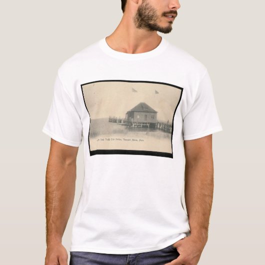 T-shirt Asile de vignoble, Massachusetts (Devant)