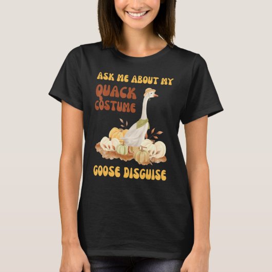 T-shirt Ask Me About My Duck Disguise Rubber Duck (Devant)