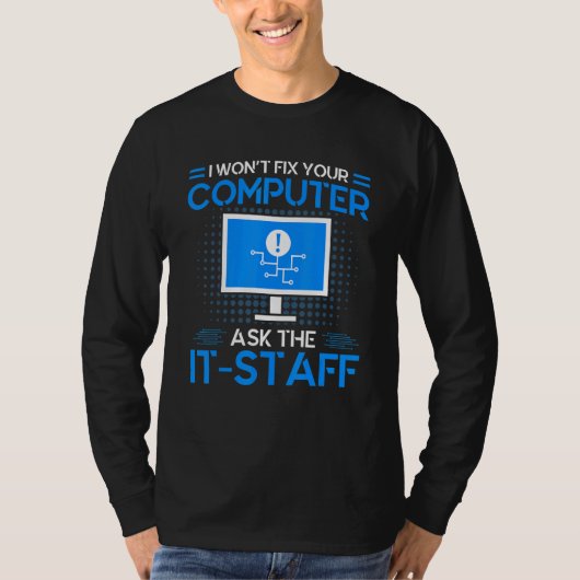 T-shirt Ask The It Staff Cyber Warrior & Security Expert 1 (Devant)