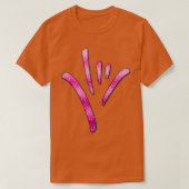 T-shirt ASL American Sign Language Je vous aime 7 (Design devant)