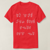 T-shirt ASL American Sign Language Si vous pouvez lire cec (Design devant)