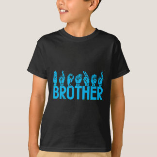 T-shirt ASL Brother American Sign Language Sensibilisation