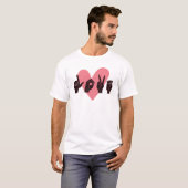T-shirt ASL Love IV - Saint Valentin (Devant entier)