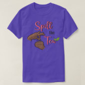 T-shirt ASL quotSpill the Teaquot Sign Language Graphic (Design devant)