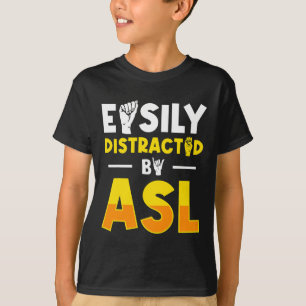 T-shirt ASL Sensibilisation des personnes sourdes et langu