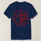 T-shirt Asmodeus Ars Goetia Sigil Rouge (Design devant)