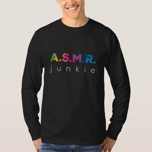 T-shirt ASMR Junkie Black Edition (Devant)