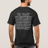T-shirt <asp:Form runat="FAIL"/> (Dos)