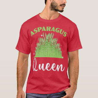 T-shirt Asparagus Queen Vegan Vegetable Vegetarian