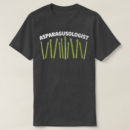 T-shirt Asparagusologue Asparagus Lover Vegetable V (Design devant)