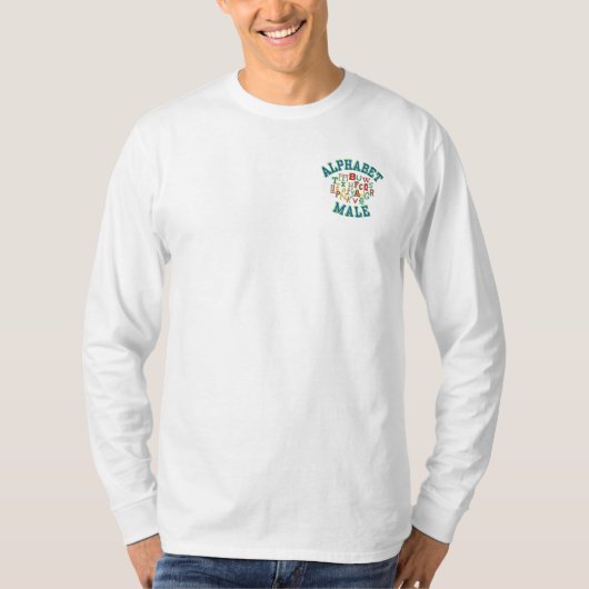 T-shirt Aspect brodé (Devant)