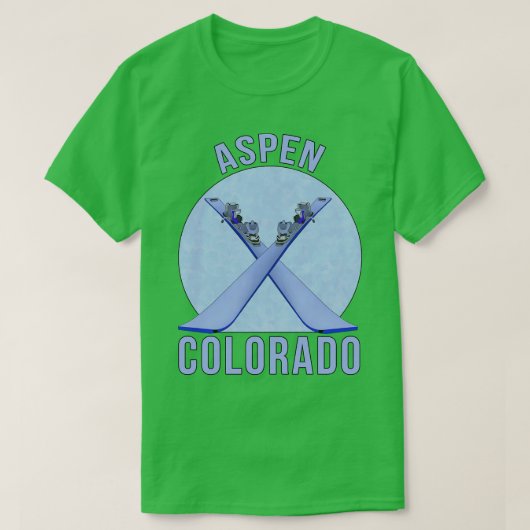 T-shirt Aspen Colorado (Design devant)