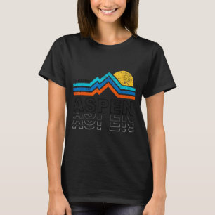 T-shirt Aspen colorado co montagne ski vintage 80s