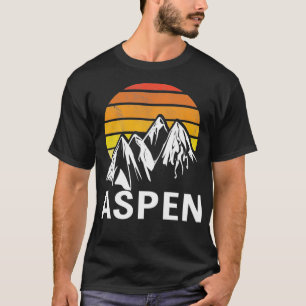 T-shirt Aspen Highlands Snowmass Colorado USA Station de s