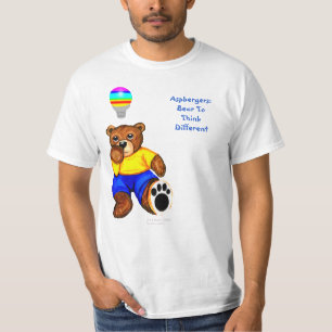 T-shirt Aspergers : Soutenez pour penser différent