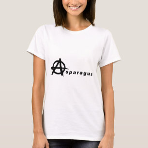 T-shirt asperges avec symbole d'anarchie