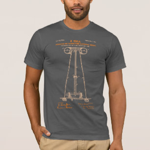 T-shirt Asphalte au charbon de Tesla