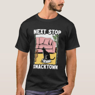 T-shirt Aspirateur Robot Chat Prochaine Étape Snacktown Ch
