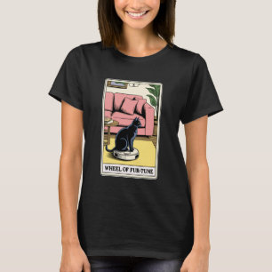 T-shirt Aspirateur Robot Roue de Fur-Tune Tarot Drôle