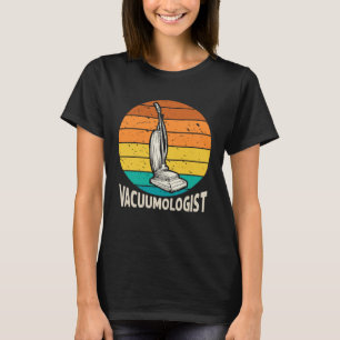 T-shirt Aspirateur Vacuumlogist Hommes Femmes Rétro Concie