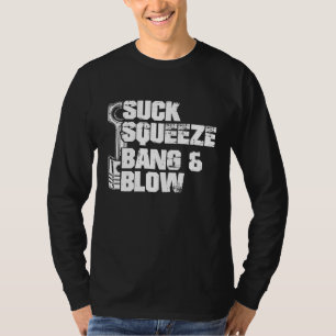 T-shirt Aspirez Comprimez Explosez Soufflez Mécanicien Voi