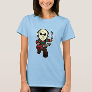 T-shirt Assassin en série mignon de bande dessinée