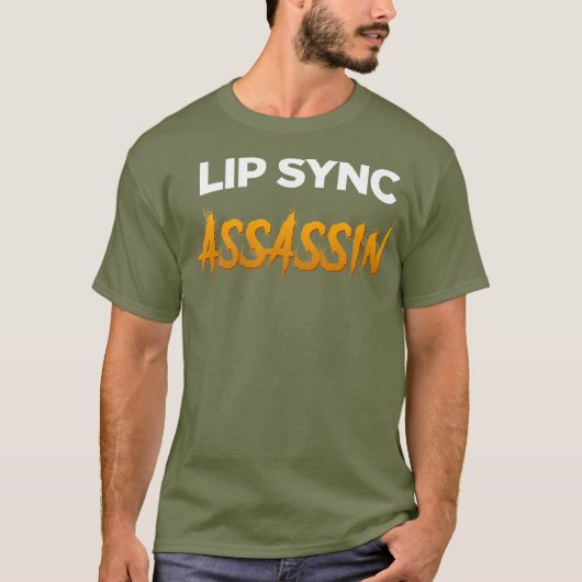 T-shirt Assassin Lip Sync - Drôle Drag Queen (Devant)