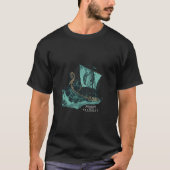 T-shirt Assassin'S Creed Valhalla Long Boat (Devant)